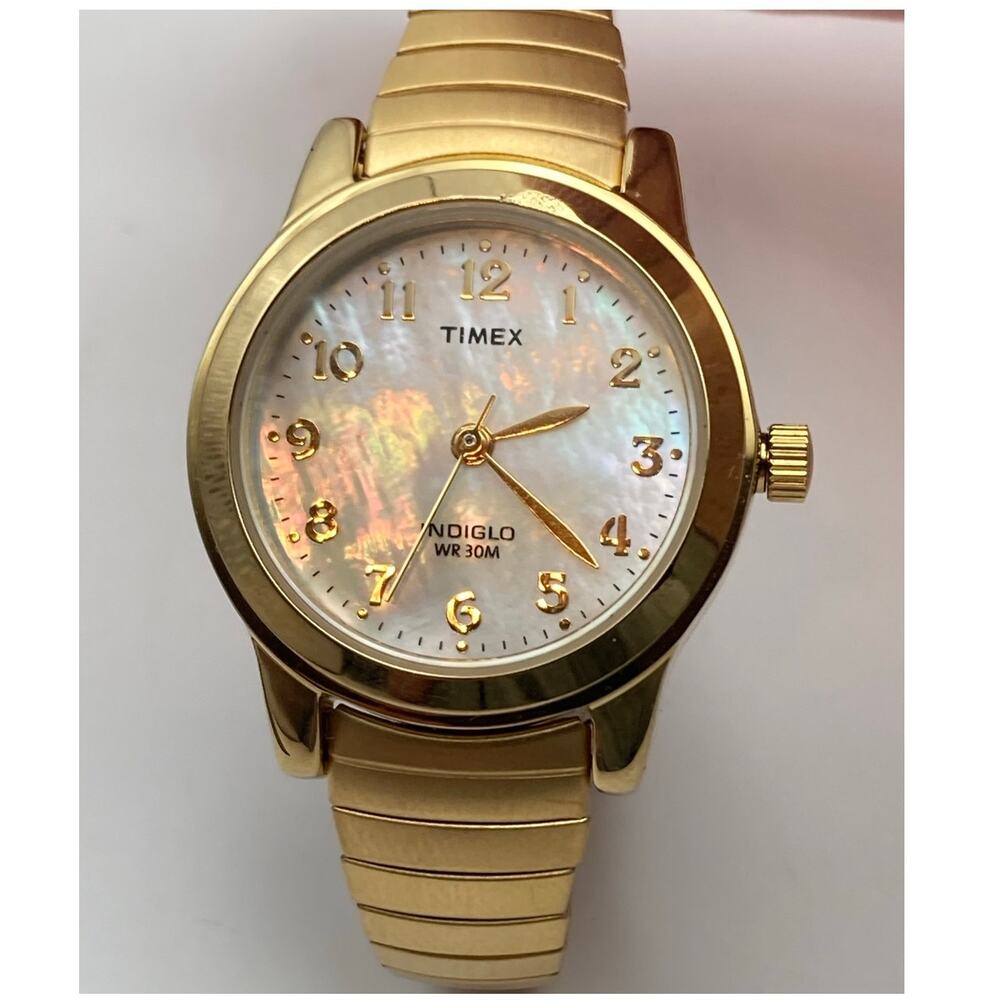 Two Timex Indiglo Women's Watches 25mm - Fresh Batteries - Expandable WR - Picture 7 of 15